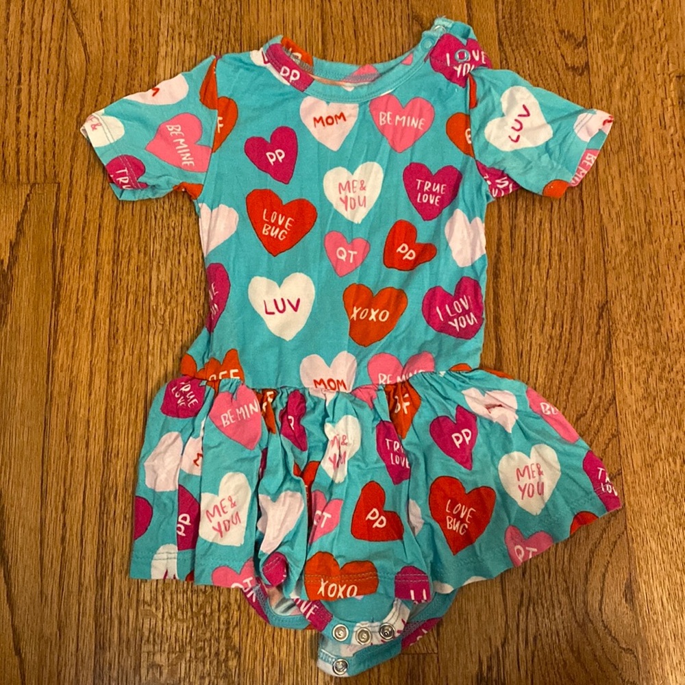 Posh Peanut Bodysuit Dress Size 6-12 months